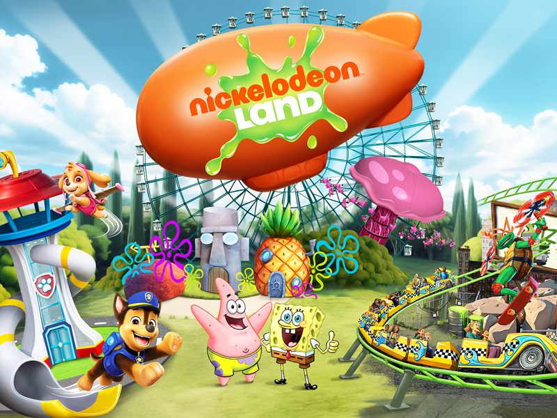 Nickelodeon Land nel 2025 a Mirabilandia!